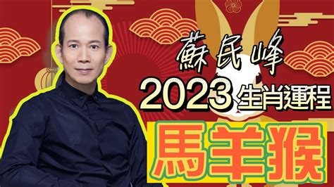 蘇民峰2023 pdf|【完整解説】 蘇民峰 2023年生肖運程 【字幕】